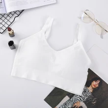 Женский спортивный лифчик нижнее белье жилет Camiseta Interior Mujer женские Стрейчевые дышащие повседневные бюстгальтеры для фитнеса Топы