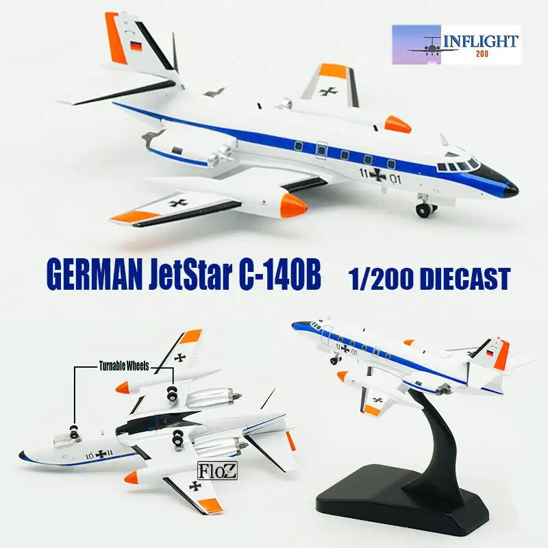 Немецкая модель самолета JetStar C-140B Inflight 1/200