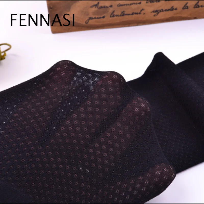 FENNASI сетчатые сексуальные женские колготки, женские тонкие повседневные однотонные колготки, модные женские дышащие колготки