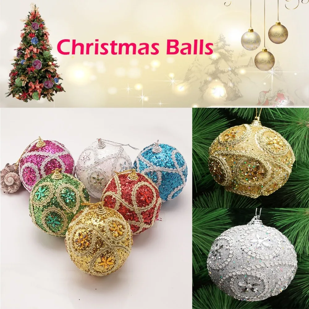 Маленькие шарики из пенопласта для рождественской елки, украшения из страз, блестящие шарики с бабочками, рождественские вечерние подвесные украшения, палла полистироло#25