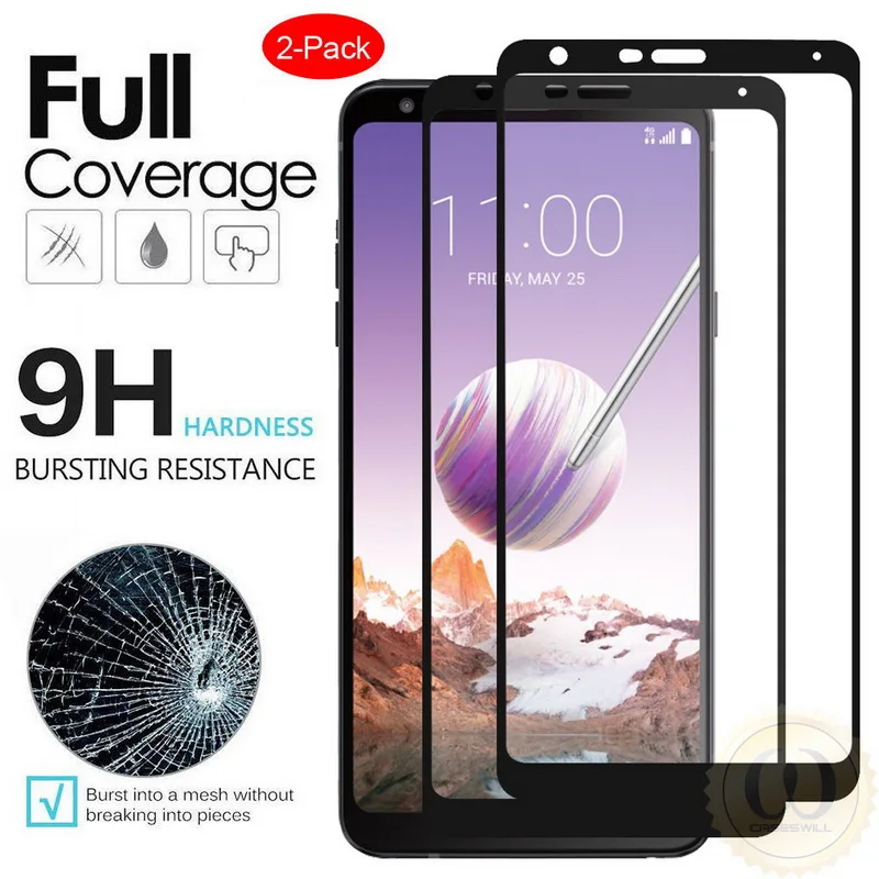 YISAHNGOU 2 шт Полное покрытие закаленное Стекло Экран протектор для LG K40 K50 Q60 Stylo 3 4 5 G6 G7 K12 плюс K10 V20 Стекло