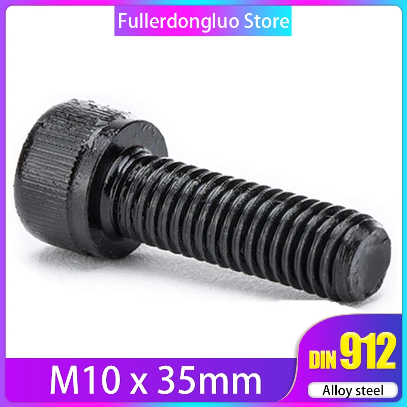 FullerKreg M10-1.5 x 35 мм ISO 4762 шестигранный привод класса 12 9 черная окись легированная