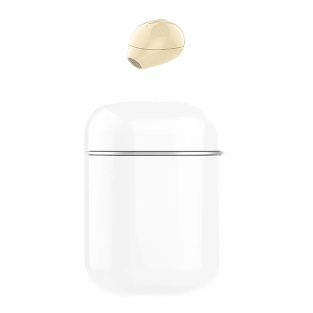 X20 Ultra Mini Wireless Single Earphone Small Wireless 4 Hours Music Play Button Control Earbud With Charge Case