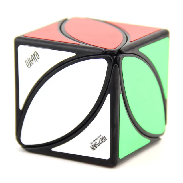 QiYi Creative Toys Square IVY Stickers Magic Cube MoFangGe Maple Leaf Shape Speed Cube Puzzle Skewb Turning Education Kids Toys 1