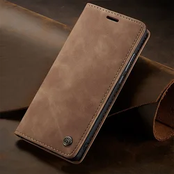 Luxurious Wallet Flip Magnetic Leather Phone Case with Card Holder for Huawei Mate30 (Dark Brown)