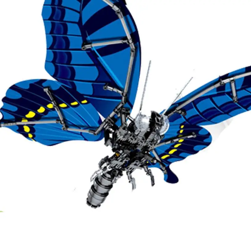 

New 703601 idea series the blue butterfly Model Building Blocks set Creator MOC Simulated insect With base Toys for children