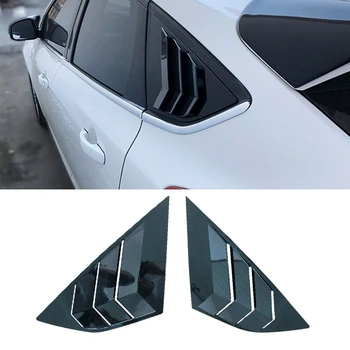 

Pcmos Shiny Black Window Side Louvers Vent trim Fit For Ford Focus 2012-2018 ST RS MK3 Hatchback 4D Styling Mouldings New 2Pcs