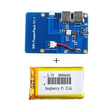Плата расширения питания литиевой батареи с переключателем для Raspberry Pi 3