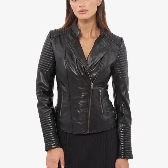 Vainas European Brand Women Genuine Leather Jacket For Women Real