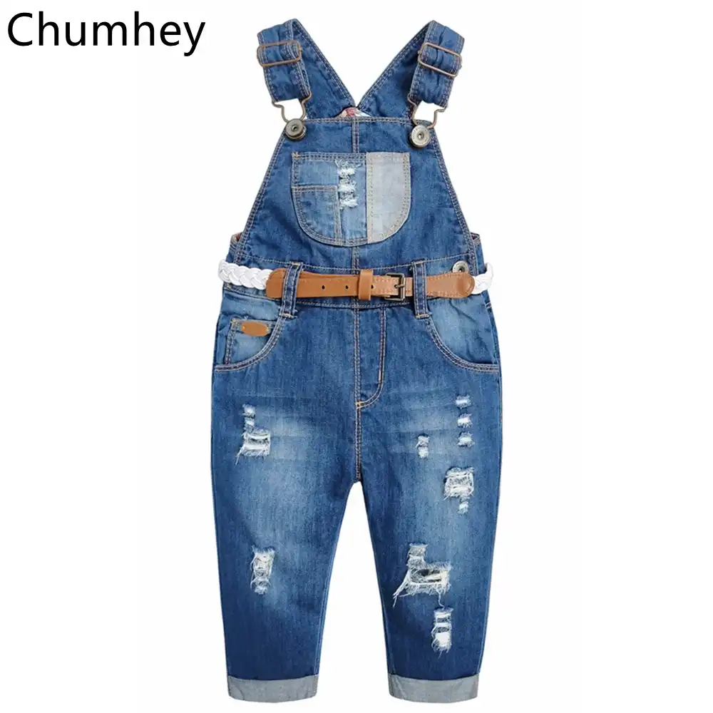 stretchy denim overalls