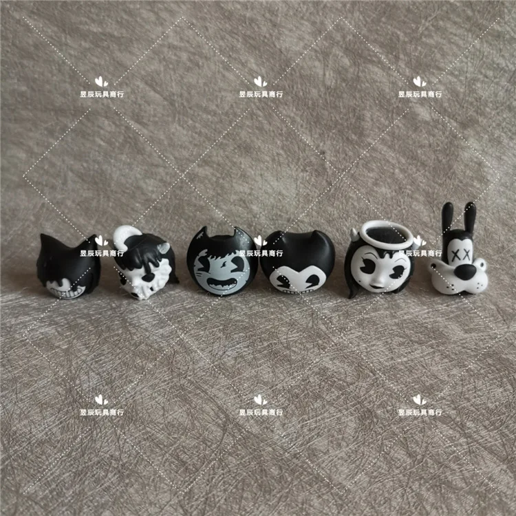 5 Pz/Set Figura Di Gioco Bendy Ink Machine Toys Bambola Action Figuras Kids Collection Toy Bendy Pvc Modello Fai Da Te Giocattolo