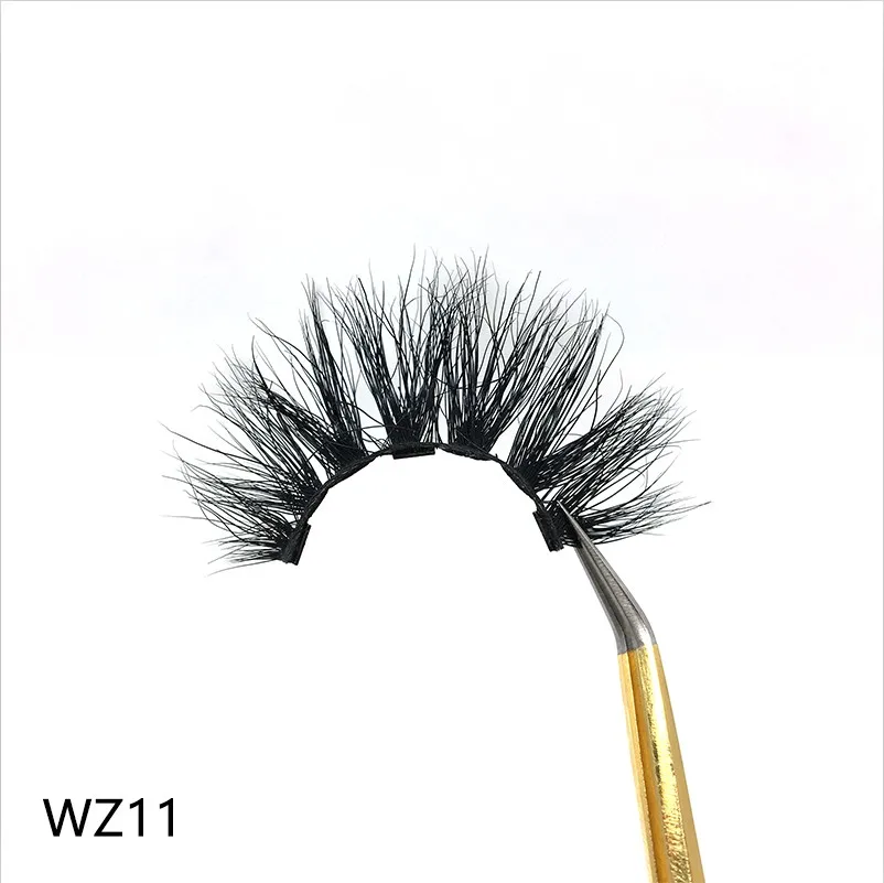 WZ11 DEEP EYES новая магнитная жидкая подводка для глаз и 3d замша три магнитные накладные ресницы Набор норковые ресницы - Цвет: WZ11
