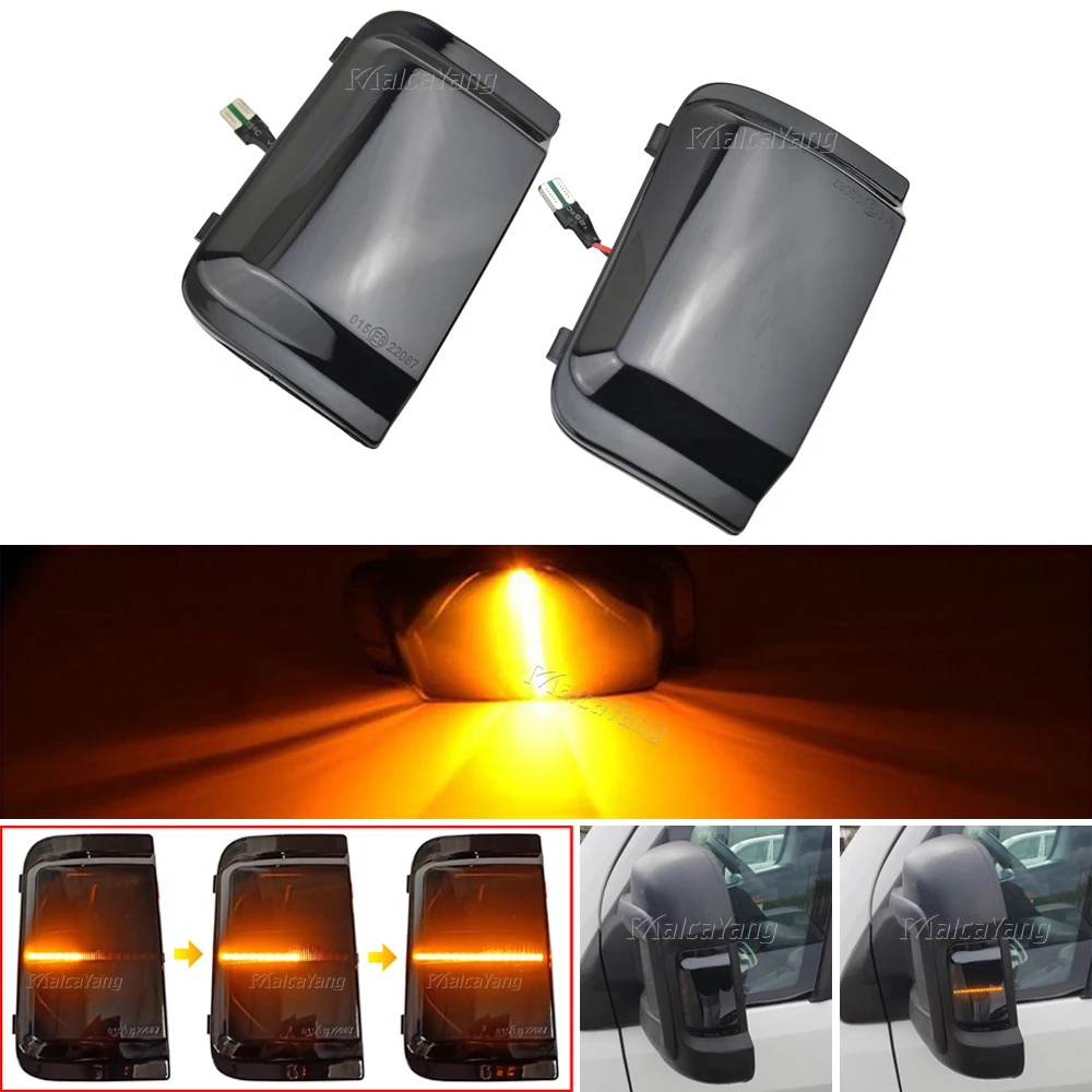 Indicatore Luminoso A Specchio Laterale Dinamico A Led Per Peugeot Boxer Per Citroen Jumper Relay Per Ram Promaster Per Fiat Ducato Truck