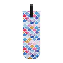 Красочный цветочный мешок для хранения термостойкий бигуди держатель выпрямитель для волос с чехлом A6HB