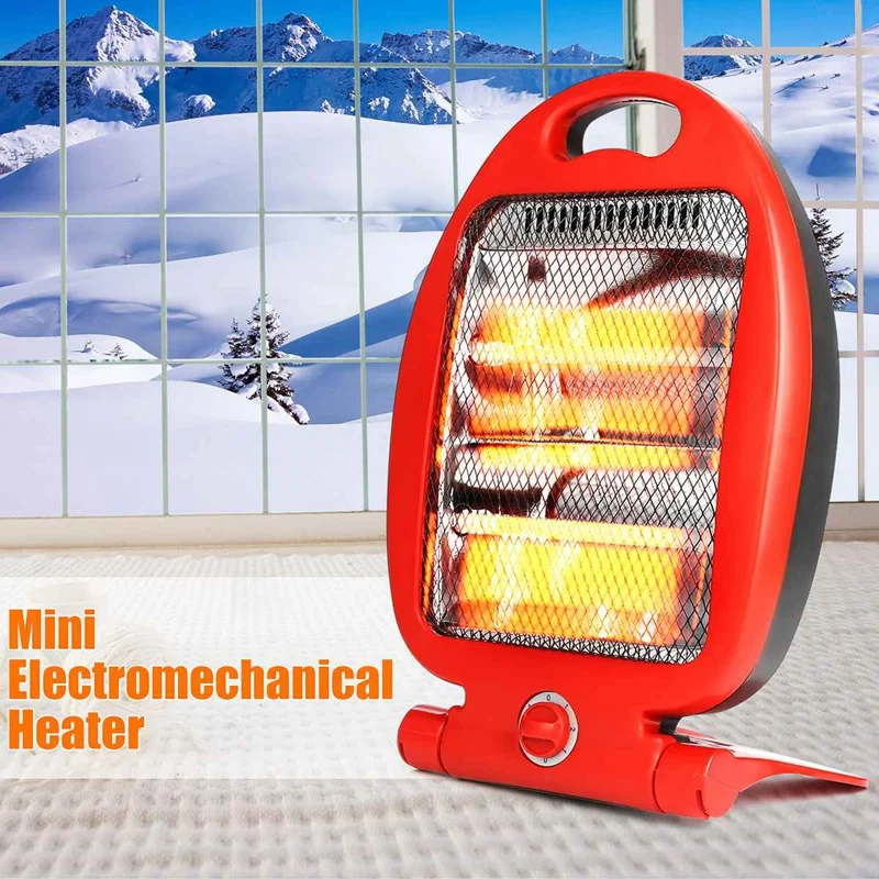 Adjustable Portable Electric Heater Home Desk Fan Heater Winter Heater Small Table Heater with EU Plug