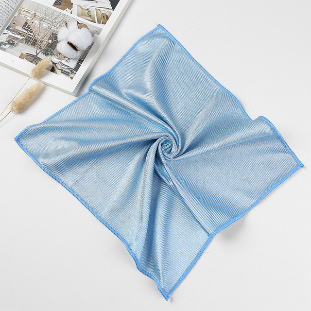 Glass Cleaning Cloth Kitchen Absorbent Mirror Cleaning Towel Without Watermark Wine Glass Towel