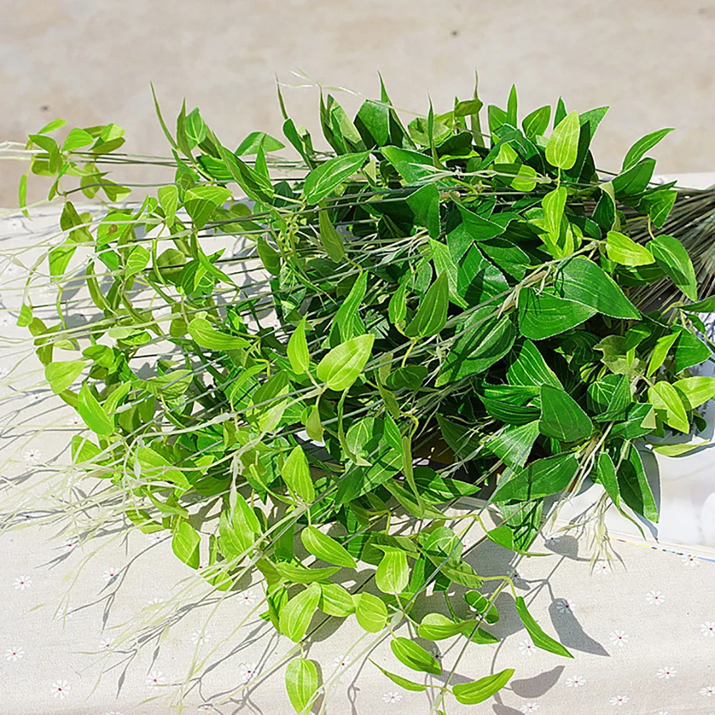 Одиночная ветка 75 см маленькая 4 вилка clematis плачущие листья ивы растение Стена