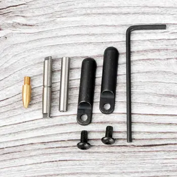 

Gen 2 .154 Non-Rotating Anti-Walk Pins with Black Side Plates Trigger Hammer Pins