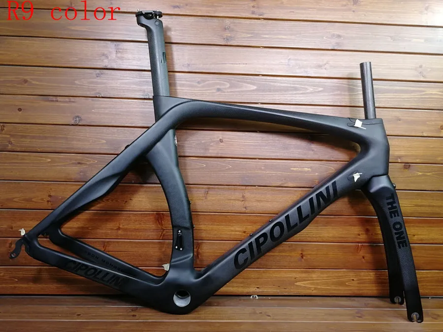 R9 color Топ Cipollini nk1k RB1K the one T1100 3k 1k углеродная рама для дорожного велосипеда гоночный набор углеродных велосипедов размер XXS XS s m l xl - Цвет: R9 color
