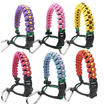 

Hydro Flask Water Bottle Safety Ring And Carabiner Paracord Handle Compatible With Hydro Flask Wide Mouth Bottle Handle