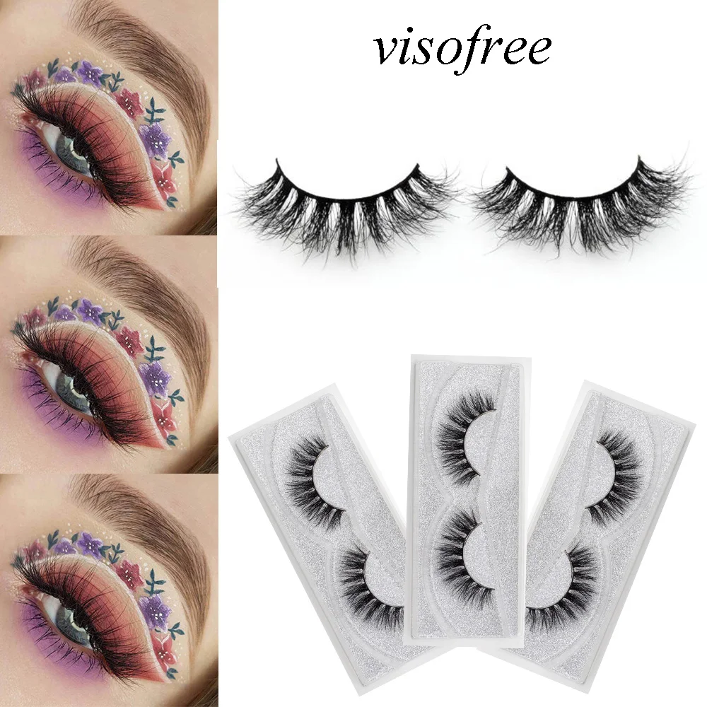 Lash Mink Eyelashes 3D Mink Hair Lashes Wholesale Real Mink Fur Handmade Crossing Lashes Thick Lash Makeup 23 Styles 1 Pair