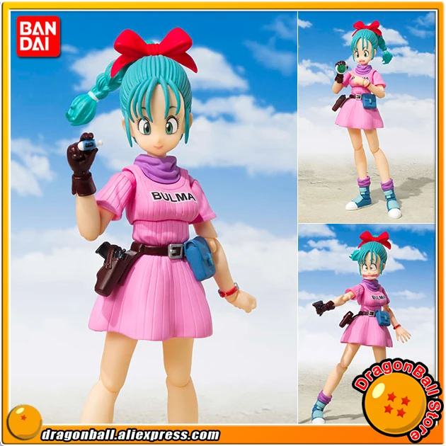 Японское аниме "Dragon Ball" оригинальные духи BANDAI Tamashii нация S.H. Figuarts/SHF фигурка-BULMA
