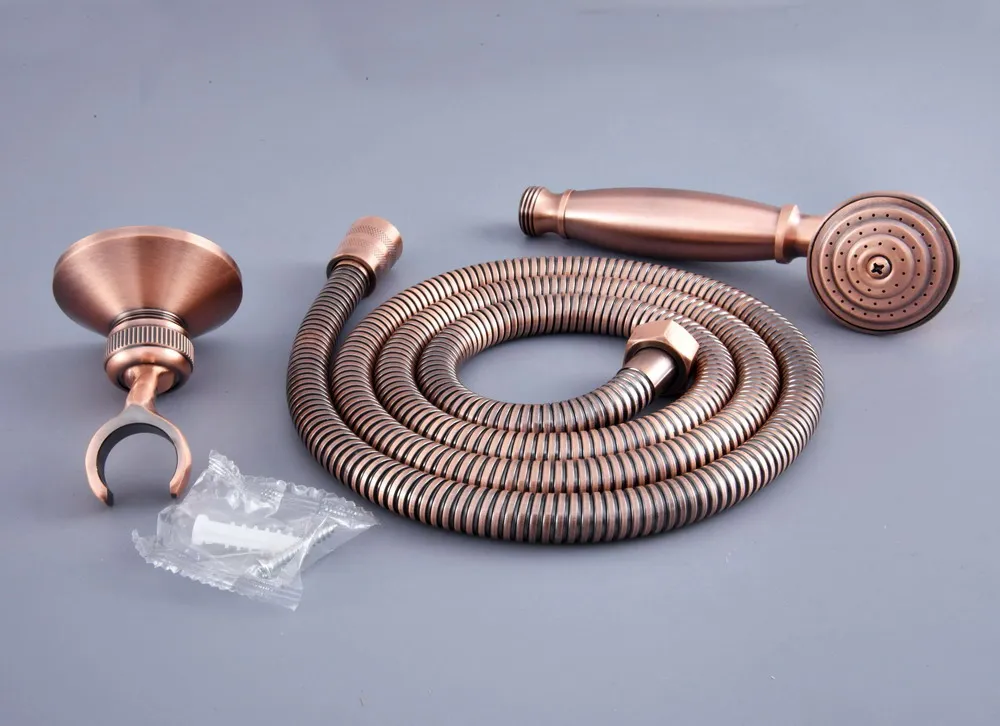 suporte de chuveiro manual cobre vermelho 01