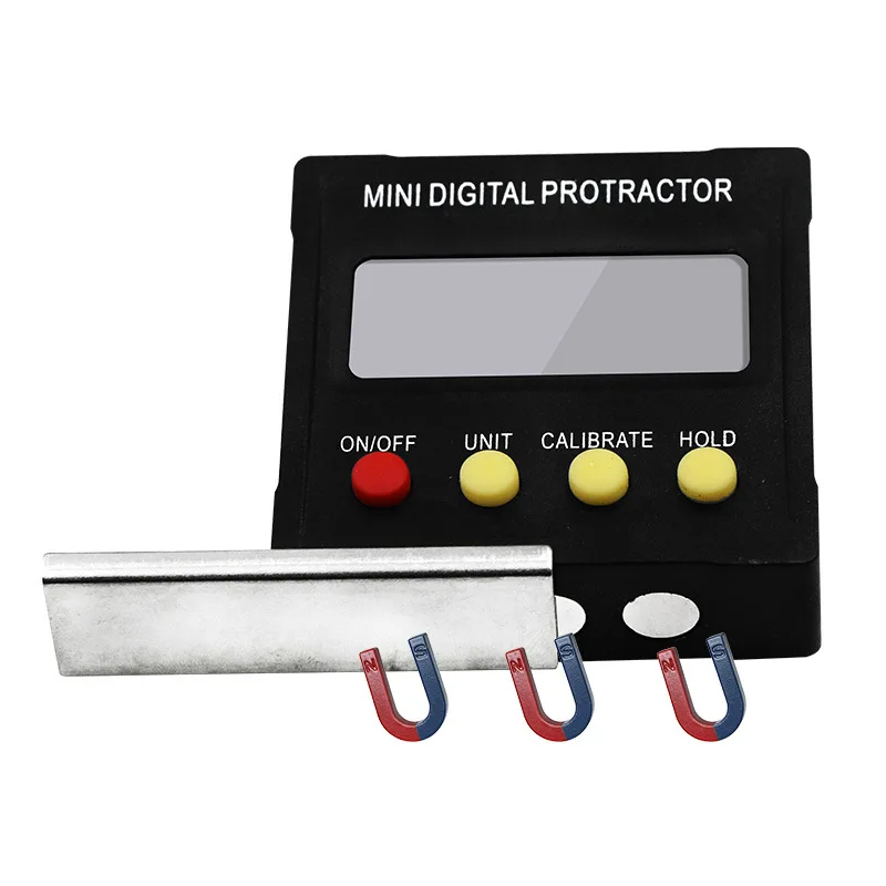  Digital Protractor Inclinometer Level Box Waterproof Angle Finder Measure Bevel Box Goniometer Magn