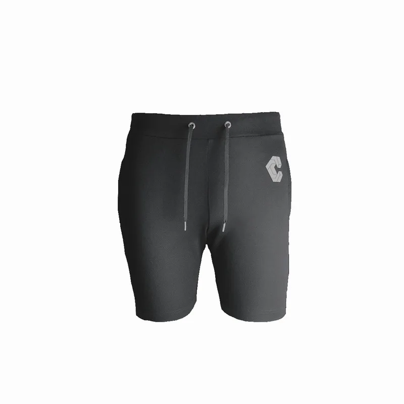 

Summer new package mail men's sports fitness running simple equipment exercise cotton elastic fit short