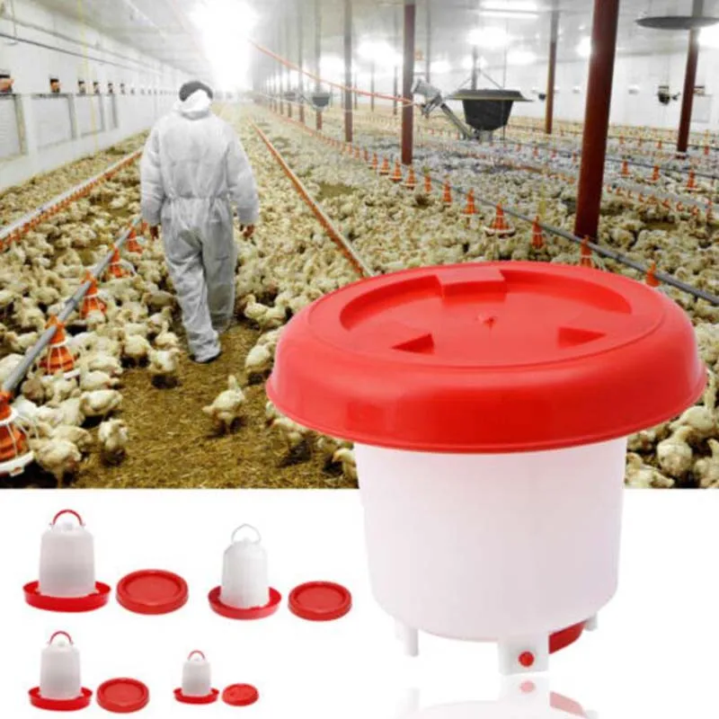 Пластиковая автопоилка для куриц скобы цыпленок курица поилка кормушка питатель для еды Водоочиститель товар для животных