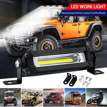 

Hot Selling 18W 12V/24V COB Work Light Bulb Spot Beam Bar Car SUV Off Road Driving Fog Lamp Spot LED Light Bar LED Work Light