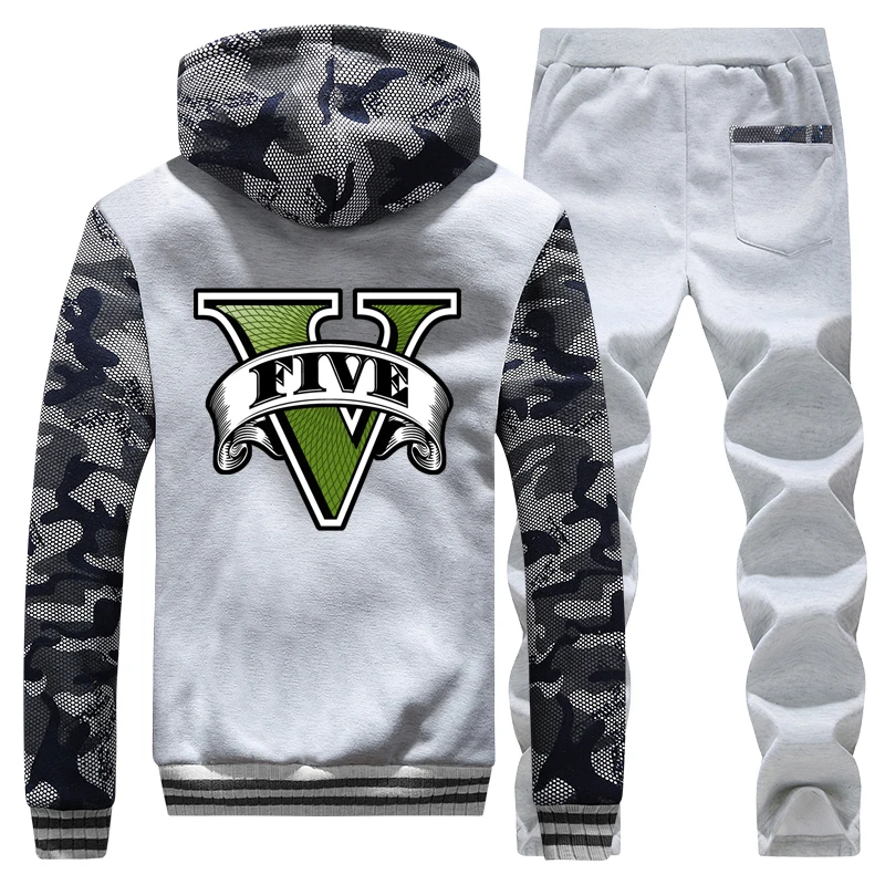 Grand Theft Auto Game GTA 5 GTA 5 Hoodies Autumn Winter Men's Hoodie Sweatshirt Pants Male Hoody Black Hombre Moletom GTA 5