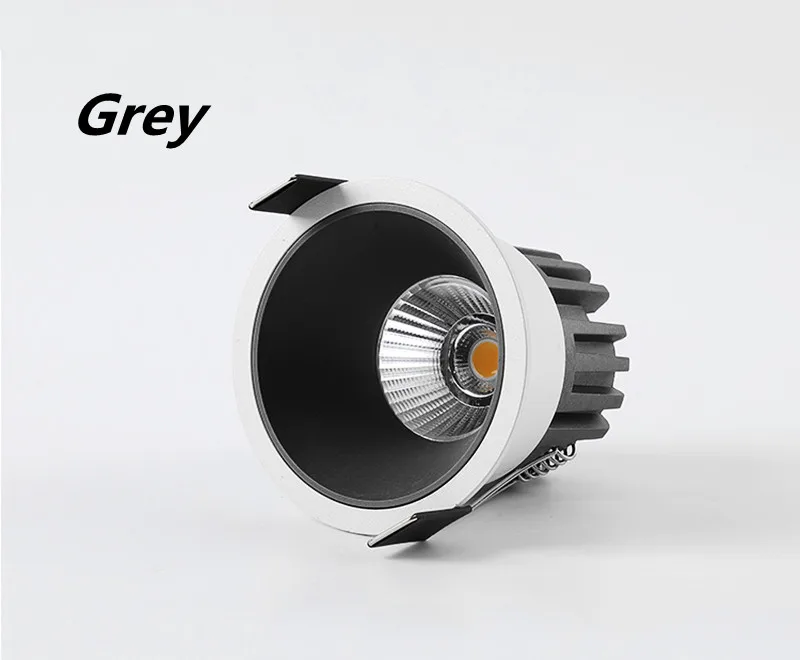 Description Picture 3 of itemDimmable Recessed Anti-Glare LED Ceiling Spot Lights, COB Downlights, Indoor Background Lamps, Spot Lights, 9W, 12W, 15W, AC85 ~