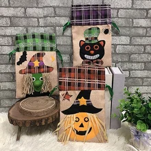 Ins Горячие Хэллоуин творческие тыквенные мешочки, мешочки для сладостей забавные детские вечерние плюшевые игрушки подарки на Хэллоуин для детей