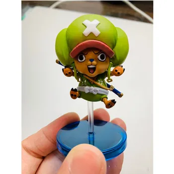 

4" YZ One Piece Statue The Straw Hat Pirates Bust Chopper Full-Length Portrait Original GK Action Figure Toy BOX 11CM X451