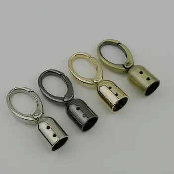 

DIY Handbag Buckle Decorative Leather Rope Tassel Bell Spring Opening Bag Hook Buckle Hardware Accessories Belt Chains Connector