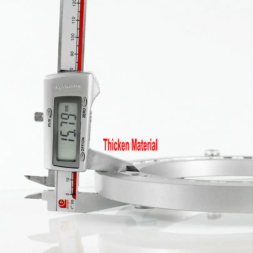 Rotating Turntable Plate Rotating Display Stand HQ ML1 Smooth Lazy Susan with MUTE STRAP Round Turntable Dinning Table Swivel Plate Rotating Aluminium Alloy Bearings