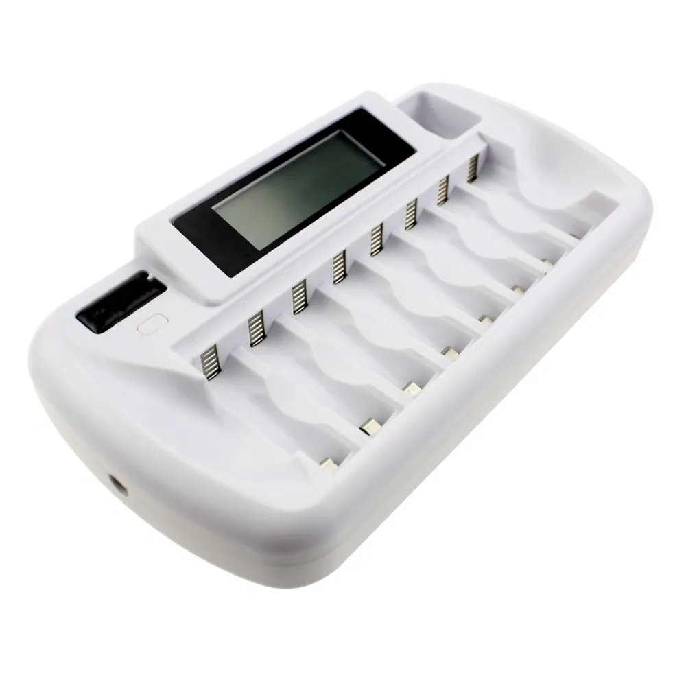 New 8-slot Ni-MH smart charger aa aaa battery with LCD display | Электроника