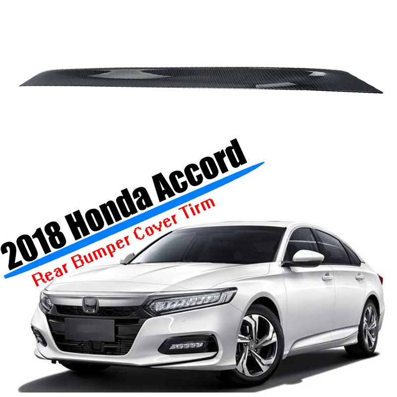 Для Honda Accord ABS Задняя Крышка багажника чехол с крышкой отделка наклейка литьевая гарнитура Задняя Крышка багажника отделка