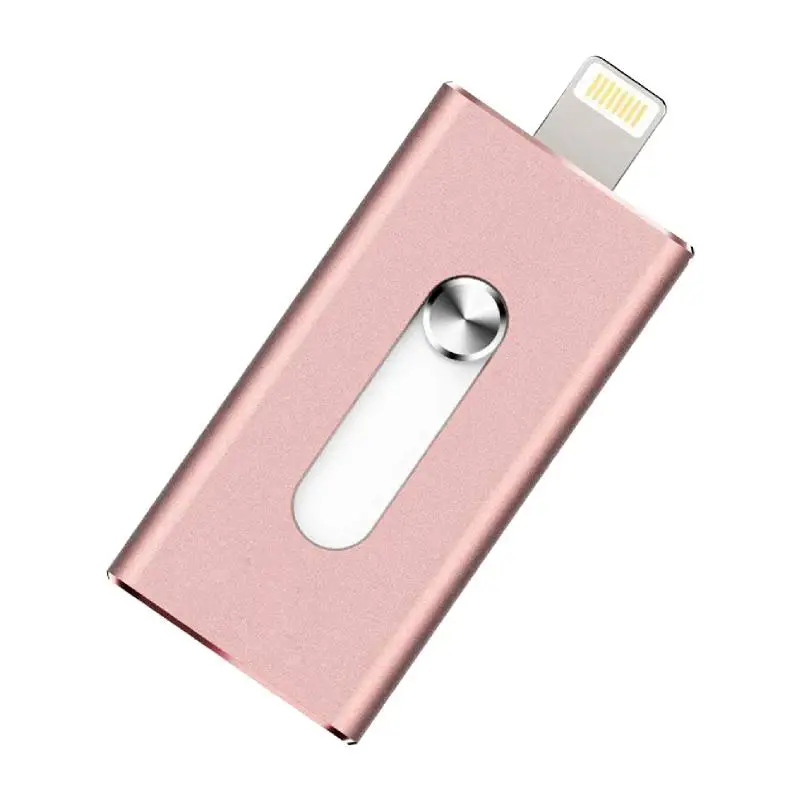 Cle usb 3,0 stick 64G портативный флэш-накопитель iPhone Флешка 8 ГБ 16 ГБ 32 ГБ 128 ГБ устройства для хранения - Цвет: Pink