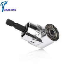 Правый Угол дрель 105 градусов под прямым углом угол наклона водителя Мощность отвертка сверло 1/4 дюйма для шестигранных бит сверла по металлу