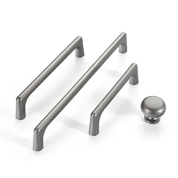 

5pcs Simple Bronze Furniture Handles Modern Door Handles Drawer Pulls Knob Kitchen Cabinet Knobs and Handles Hardware Fittings