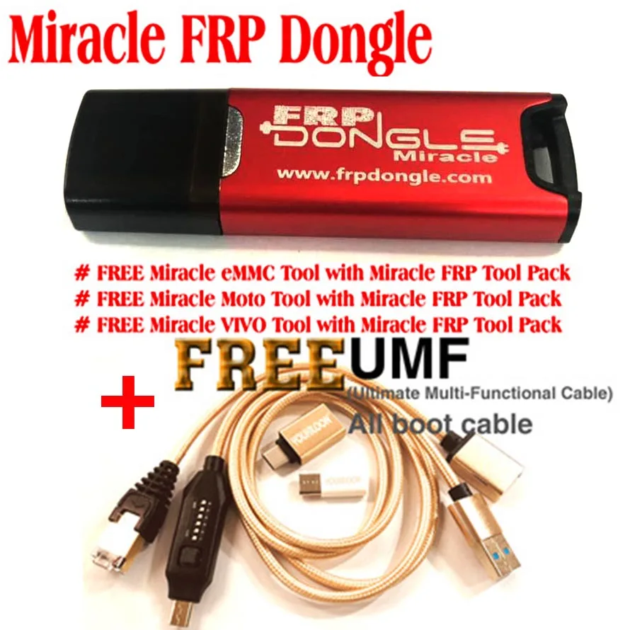 miracle frp dongle + umf boot cable