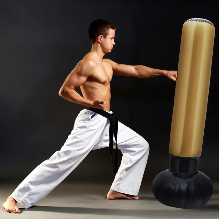 Боксерский боксерский мешок, надувной кикбоксинговый мешок, отдельно стоящий фитнес-мишень, подставка, мешок с песком для снятия стресса, Спорт FK88