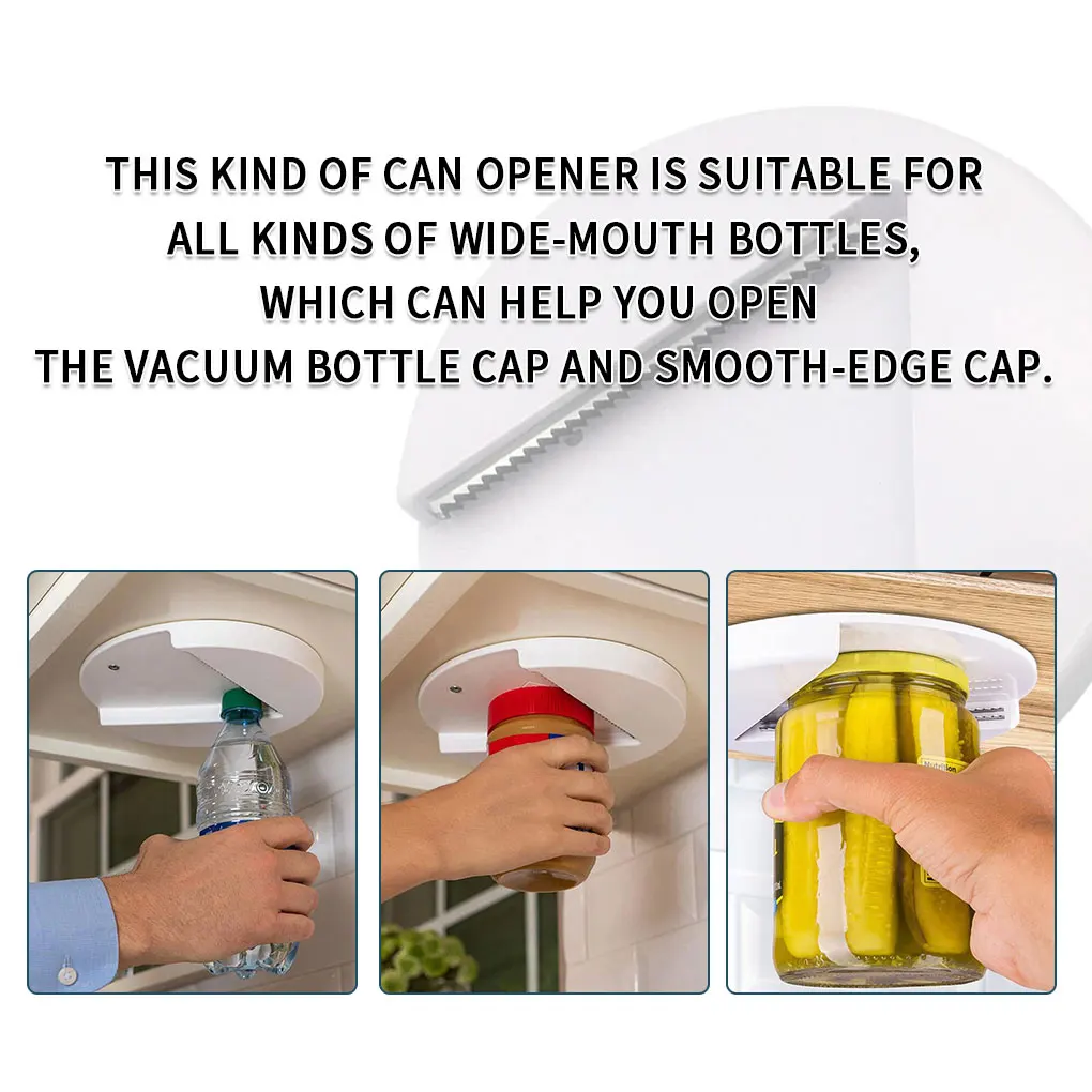 Ouvre-Bocal Multifonctionnel Bouton Tournant Ouvre-Boîte Manuel Ouvre Boite Manuel Pour Couvercles De Boites De Conserve Outils De Cuisine 2201088243 L