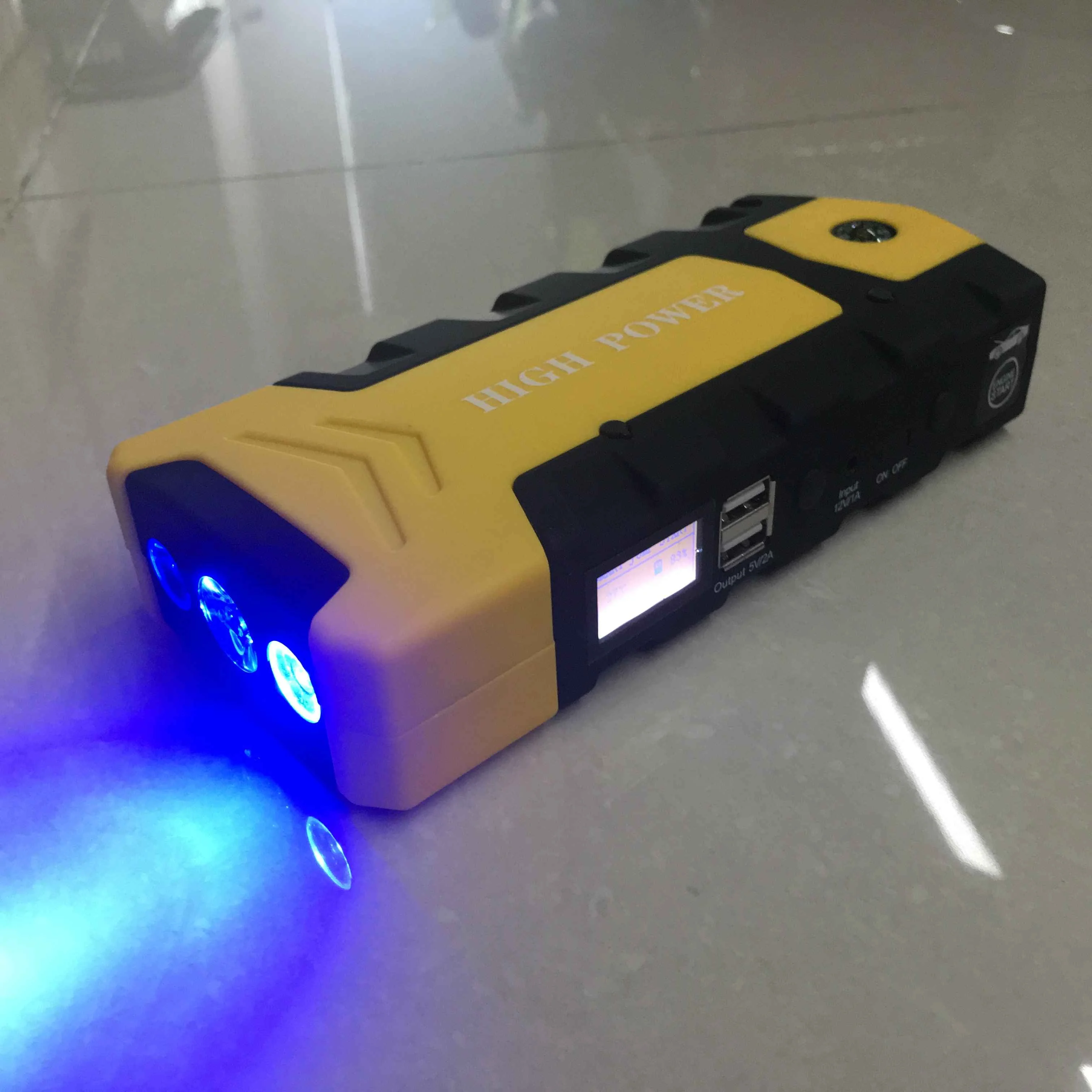 Многофункциональный блок питания 12 В автомобильный пусковой стартер power Bank Автомобильный Аккумулятор Booster пусковое устройство 800A портативное зарядное устройство