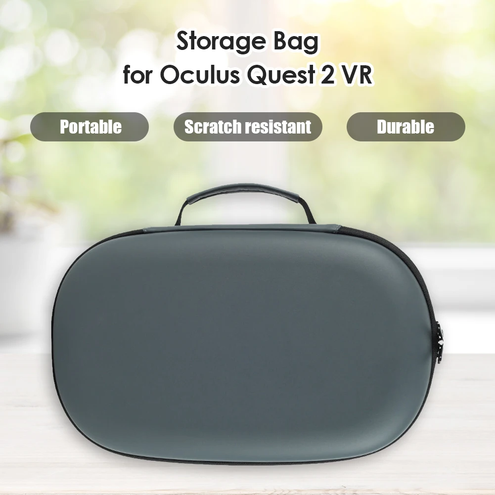 EVA Hard Carrying Case for Oculus Quest 2 VR Headset Controller Waterproof Case Travel Portable Protective Carrying Case