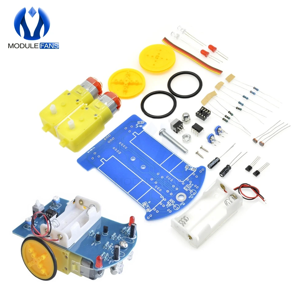 Intelligent Tracking Robot Smart Car Module DIY Kits Motor Electronic Component Intelligent Tracking Robot Smart Car Module DIY Kits Motor Electronic Component