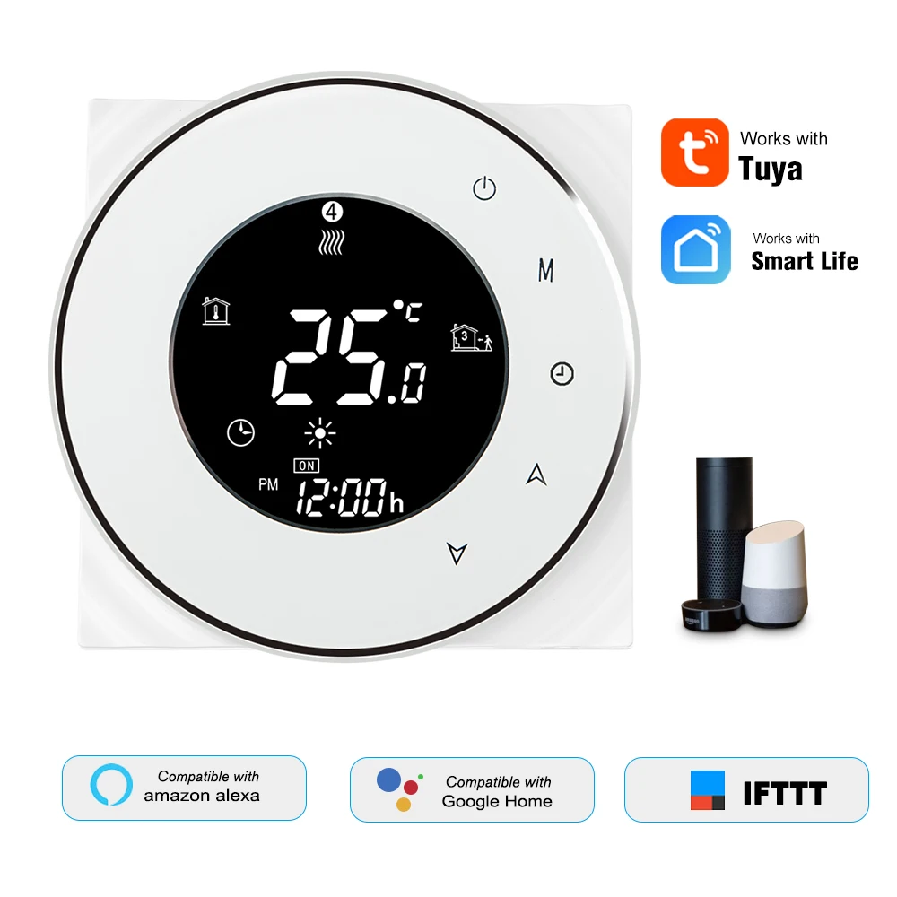 Water Heating Thermostat Smart WiFi Digital Temperature Controller Voice Control Compatible with Amazon Echo/Google Home/IFTTT |