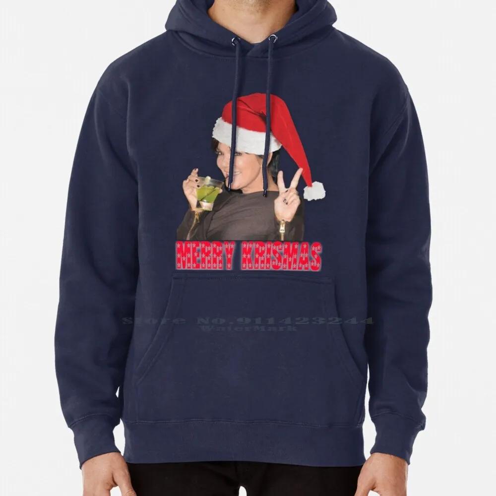 

Merry Krismas! Hoodie Sweater 6xl Cotton Kris Jenner Keeping Up With The Kardashians Kuwtk Reality Tv Celebrity Christmas Women